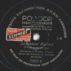 Koloman v. Pataky - La Forza del Destino / La Boheme 