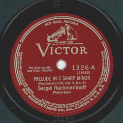 Sergei Rachmaninoff - Prelude in C Sharp Minor / Spinning Song