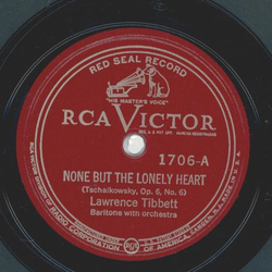 Lawrence Tibbett - None but the lonely heart / Myself...
