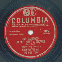 Jerry Wayne, The Dell Trio - One Raindrop doesnt make a shower / Heartbreaker