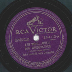 John Hendrik - Leb wohl, adieu, auf Wiedersehen / Dann...