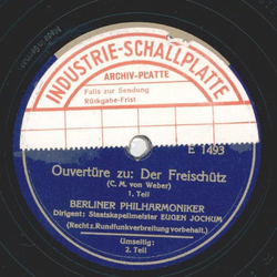 Berliner Philharmoniker: Eugen Jochum - Ouvertre zu: Der Freischtz