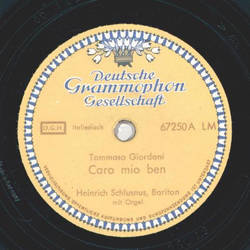 Heinrich Schlusnus - Caro mio ben / Largo aus Xerxes