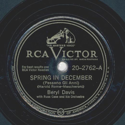 Beryl Davis - Spring in December / I wanna 