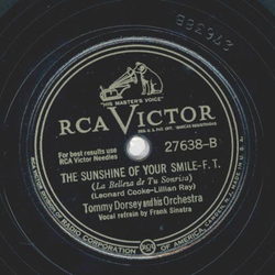 Tommy Dorsey - Embraceable You / The Sunshine of your Smile 