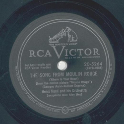 Henri Rene - The Song from Moulin Rouge / Street of Shadows