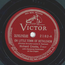Richard Crooks - Oh little town of Bethlehem / Eternal...