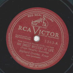 Richard Crooks - AH! Sweet Mystery of Love / The Song of Songs