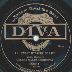 Melody Waltz Orchestra - Ah! Sweet mystery of Life / Was it a dream?