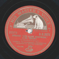 Vienna Philharmonic Orchestra: Bruno Walter - Serenade:...