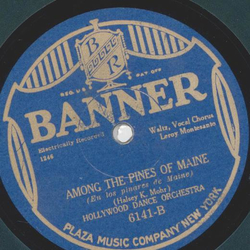 Hollywood Dance Orchestra - Girl of my Dreams / AMong the pines of Maine