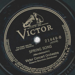 Victor Concert Orchestra - Narcissus / Spring Song
