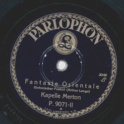 Kapelle Merton - O sole mio / Fantasie Orientale