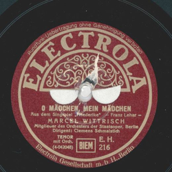 Marcel Wittrisch - Sah ein Knab ein Rslein stehn / O Mdchen, mein Mdchen 