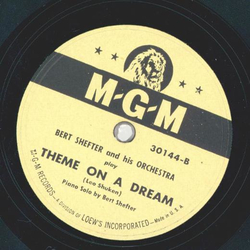 Bert Shefter - Moonbeams / Theme on a Dream 