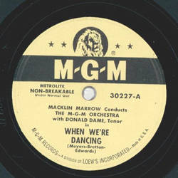 Macklin Marrow - When were Dancing / La Vie en Rose