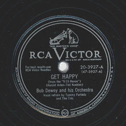 Bob Dewey - Get Happy / Somebodys crying