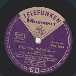 Orchestre Symphonique de la Radiodiffusion Nationale Belge, Franz Andr - Capriccio Italien, op. 45 Teil I und II