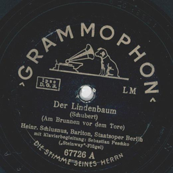 Heinrich Schlusnus - Der Lindenbaum / Frhlingstraum