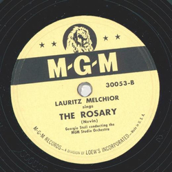Lauritz Melchior - Ave Maria / The Rosary