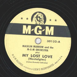 Macklin Marrow - My lost love / Estrellita