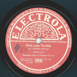 Benjamino Gigli und Dusolina Giannini - Nein, nein...