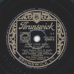 Bing Crosby and Frances Langford - Gipsy Love Song / Im falling in Love with you