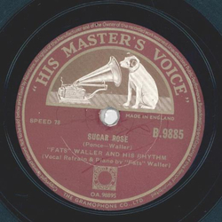 Fats Waller - Sugar Rose / Dry Bones