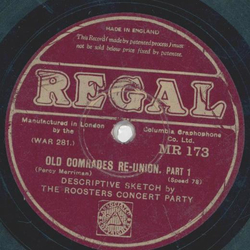 Descriptive Sketch by The Roosters Concert Party - Old Comrades Re-Union, Part I and II