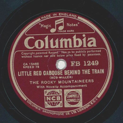 The Rocky Mountaineers - Little red caboose behind the...