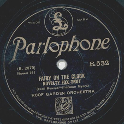 Roof Garden Orchestra - Fairy on the clock / Valparaiso