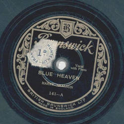 Harry Shalson - Blue Heaven / Theres A Rickety Rackety Shack