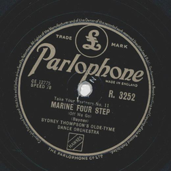 Sydney Thompsons old-tyme Dance Orchestra - Marine four step / Silver Star Waltz 