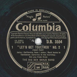 The Big Ben Banjo Band - Lets get together, No. 2, Teil I...