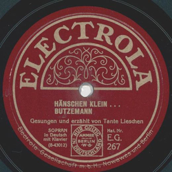 Tante Lieschen - a) Hänschen klein b) Butzemann / a) Der...