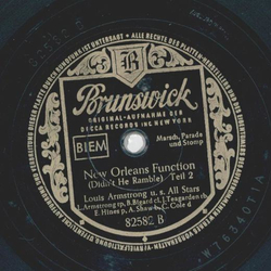 Louis Armstrong und seine All Stars - New Orleans Function