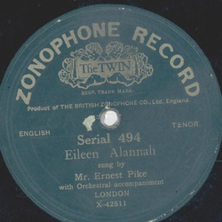 Mr. Ernest Pike - Eileen Alannah / Kathleen Mavourneen