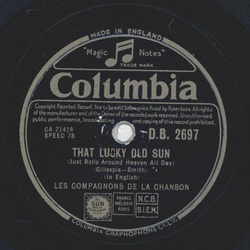 Les Compagons De La Chanson - That Lucky Old Sun / The Three Bells