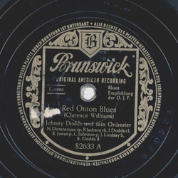 Johnny Dodds - Red Onion Blues / Gravier Street Blues