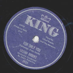 Lillian Brooks - For only You / She Boodle Dee, Boodle Dee 