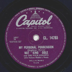 Nat King Cole - My Personal Possession / Send for me