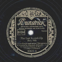 Gene Krupa - The last round-up / Jazz me Blues