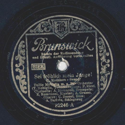 Tullio Mobiglia mit seinem Bar-Orchester - Sei fröhlich...