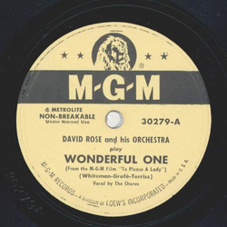 David Rose - Wonderful One / The Tina-Lina