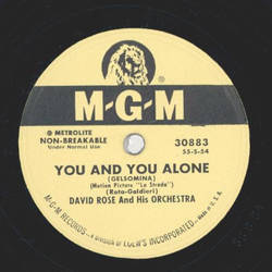 David Rose - Love is a many - Splendored thing / You and...