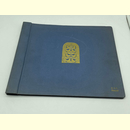 Schellackplattenalbum 25cm (10) hellblau, Vgel, DAL Poland
