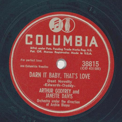 Arthur Godfrey, Janette Davis - Darn it Baby, thats Love...