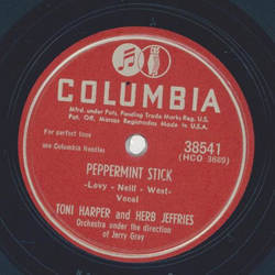 Toni Harper - Peppermint Stick / Youre too tall, Im too...