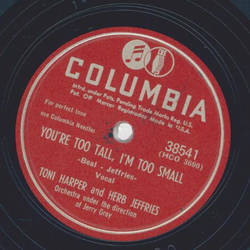 Toni Harper - Peppermint Stick / Youre too tall, Im too small