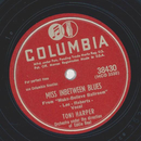 Toni Harper - Miss Inbetween Blues / A Bippity Be Bob Pony